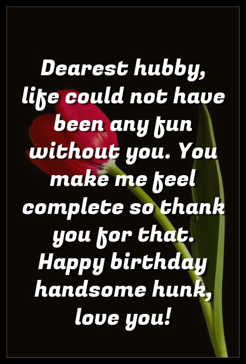 best birthday lines for husband